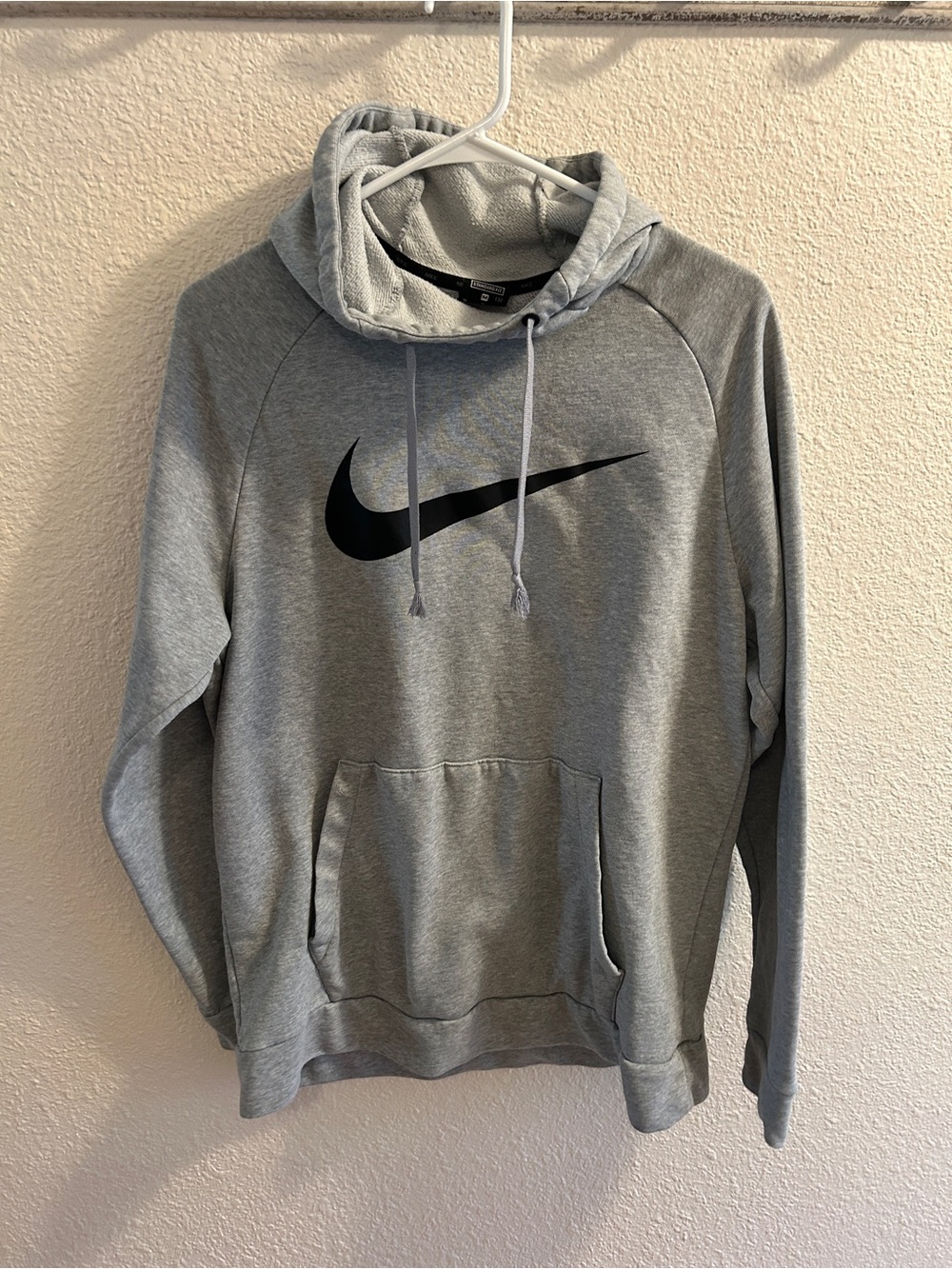 Men’s Nike Gray Hoodie with Black Swoosh